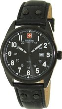 Swiss Military Hanowa Sergeant 06-4181-13-007 Black Leather Quartz with Black Dial