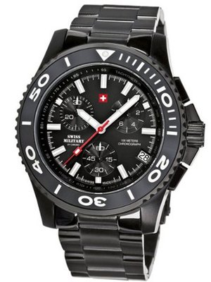 Swiss Military Herren-Armbanduhr, Chronograph, 20084BPL-1M