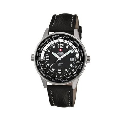 Swiss Military Herren-Armbanduhr, Weltzeit, 20021ST-1L