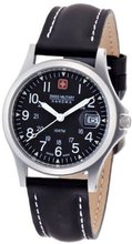 SWISS MILITARY ML/5 leather black belt black dial