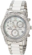 Swiss Precimax SP12075 Desire Elite Ceramic Diamond Mother-Of-Pearl Dial