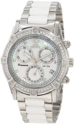 Swiss Precimax SP12075 Desire Elite Ceramic Diamond Mother-Of-Pearl Dial