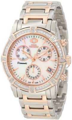 Swiss Precimax SP12081 Desire Elite Diamond Mother-Of-Pearl Dial
