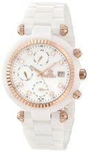 Swiss Precimax SP12123 Avant Ceramic SL Mother-Of-Pearl Dial White Ceramic Band