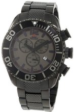 Swiss Precimax SP12170 Deep Blue Pro II Black Dial with Black Stainless Steel Band