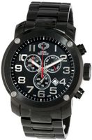 Swiss Precimax SP13013 Marauder Pro Black Dial with Black Stainless Steel Band