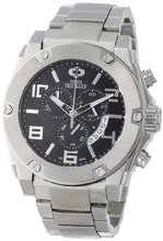 Swiss Precimax SP13026 Admiral Pro Black Dial with Silver Stainless Steel Band