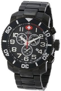 Swiss Precimax SP13032 Verto Pro Black Dial with Black Stainless Steel Band