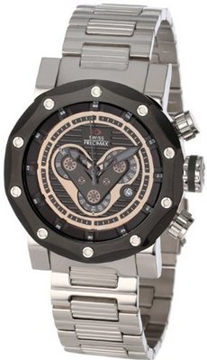 Swiss Precimax SP13096 Vector Pro Black Dial Silver Stainless-Steel Band