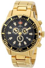 Swiss Precimax SP13100 Pulse Pro Analog Display Swiss Quartz Gold