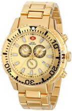 Swiss Precimax SP13101 Pulse Pro Analog Display Swiss Quartz Gold