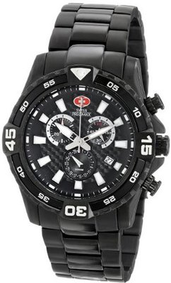 Swiss Precimax SP13107 Falcon Pro Analog Display Swiss Quartz Black