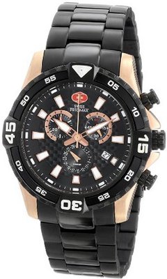 Swiss Precimax SP13108 Falcon Pro Analog Display Swiss Quartz Black