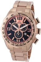 Swiss Precimax SP13134 Deep Blue Pro III Rose-Gold Dial with Rose-Gold Stainless Steel Band