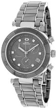 Swiss Precimax SP13165 Sophie Ceramic Elite Mother-Of-Pearl Dial Grey Ceramic Band