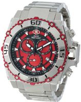 Swiss Precimax SP13175 Tactical Pro Red Dial Silver Stainless-Steel Band