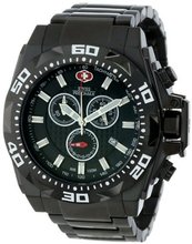 Swiss Precimax SP13180 Quantum Pro Black Dial Black Stainless-Steel Band