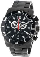 Swiss Precimax SP13252 Crew Pro Black Dial with Black Stainless Steel Band