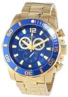Swiss Precimax SP13255 Crew Pro Blue Dial with Gold Stainless Steel Band