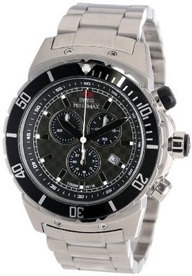 Swiss Precimax SP13291 Pursuit Pro Grey Dial with Silver Stainless Steel Band