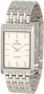 Swistar 2.2203-5M Wh Swiss Quartz Ultra Thin 3.6 mm Case Dress