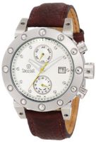 Swistar 3283-5M Wh Swiss Quartz With Dual Time Zone Date And Month Functions