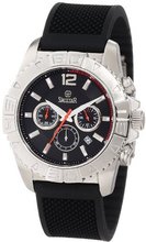Swistar 3289-5M Swiss Quartz Stainless Steel Dual Time Dress