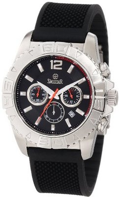 Swistar 3289-5M Swiss Quartz Stainless Steel Dual Time Dress