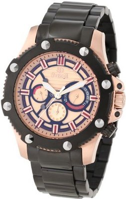 Swistar 3317-17M Swiss Quartz Rose Gold Plated Stainless Steel Dress