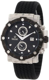 Swistar 3416-2M Swiss Quartz Stainless Steel Dual Time Dress