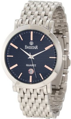 Swistar 417-15M Bk Precision Quartz Dress