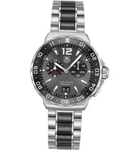 Tag Heuer Formula 1 Anthracite Dial Chronograph Steel and Ceramic WAU111C.BA0869