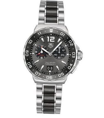 Tag Heuer Formula 1 Anthracite Dial Chronograph Steel and Ceramic WAU111C.BA0869