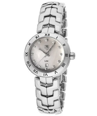 Tag Heuer Link Diamond Mother of Pearl Dial Stainless Steel Ladies WAT1417.BA0954