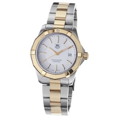 TAG Heuer WAP1120.BB0832 Aquaracer Silver Dial Two Tone Bracelet