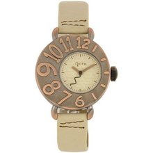 from Japan Round crescendo number beige HL72-BE