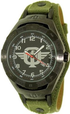 Tapout TKO TKO-BK Green Cloth Quartz with Black Dial
