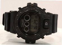 King Master Diamond Shock Style Black Case Black Band MG-2