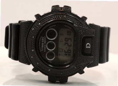 King Master Diamond Shock Style Black Case Black Band MG-2