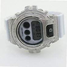 King Master Diamond Shock Style White Case White Band MG-10