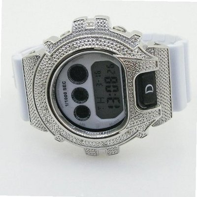 King Master Diamond Shock Style White Case White Band MG-10