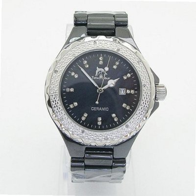Techno Master Ceramic Ladies 0.12ctw Diamond TM-2146B