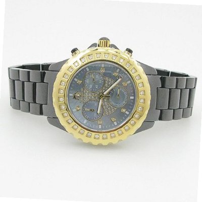 Techno Master Ladies Ceramic 0.90 ctw Diamond TM7668