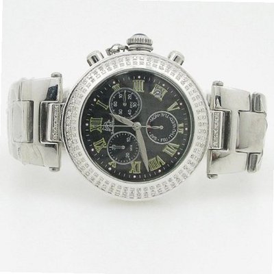 Techno Master Ladies Ceramic 1.0 ctw Diamond TM7681