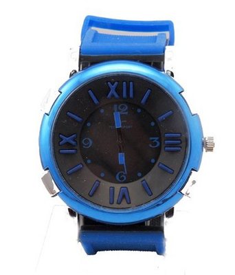 Techno Sport New Fashion with Reversible Rubber Band-Back/Blue