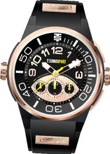 Technosport Stainless Steel Chronograph TS390-4 Black Silicone