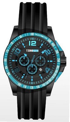 Technosport Stainless Steel Chronograph TS410-1 Black Silicone