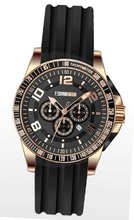 Technosport Stainless Steel Chronograph TS410-10 Black Silicone
