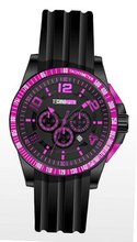 Technosport Stainless Steel Chronograph TS410-5 Black Silicone