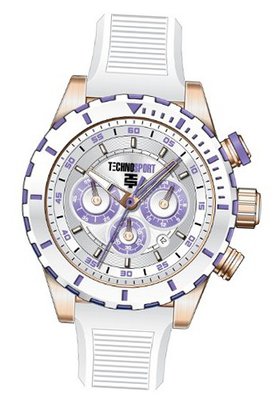 Technosport Stainless Steel Chronograph TS460-8 White Silicone